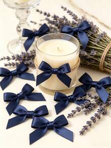 (50pcs/Pack) 4cm Ribbon Bows, Multiple Colors Available, Suitable For Gift Decoration And Hair Accessories Making, Valentine's Day Gift - A - View 10
