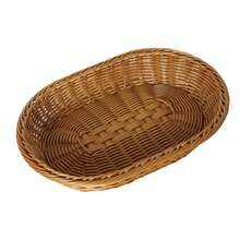 1pc Woven Rattan-Style Basket With Transparent Dust Cover, Multi-Functional Food Display Tray For Bread, Fruit, Pastries, Suitable For Kitchen, Restaurant, Bakery, Summer Picnic, Home Kitchen Decor - Multicolor - View 13