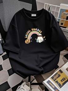Women T-Shirts - 黑色 - 查看 2