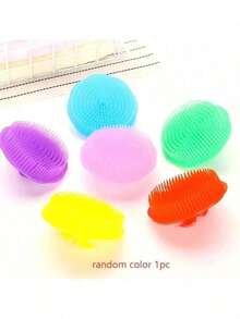 2-In-1 Bath Brush, Soft Silicone Bath Massager, Suitable For Men And Women - Multi-Functional Design, Can Be Used As Body Exfoliator/Massager And Makeup Brush Cleaner - Easy To Lather, Enjoy Bath Time Easily, Mold-Resistant And Odor-Resistant - Multicolor - View 8