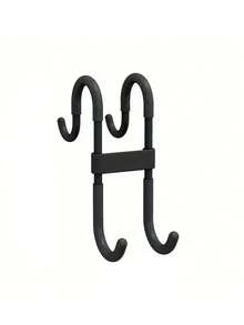 1pc Stainless Steel S-Hook, Bathroom Kitchen Hook, Hole-Free Hook, Shower Door Hooks - Double-sided S-hook - View 10