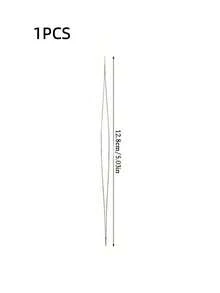 5件組不鏽鋼串珠工具組，包含串珠針、大眼針、穿孔針及手工項鍊串珠配件 - 查看 6