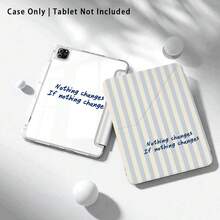 條紋與其他圖案彩繪效果平板保護殼，內置筆槽，兼容 Apple 10代/A16 11代/Air 11 保護殼，兼容華為保護殼 Matepad SE 11/MatePad 11/MatePad 11.5 2025，適用於 Honor Pad 8/9/10/X8/X8A/X9，兼容三星/及其他熱門機型 - 款式13 - 查看 3