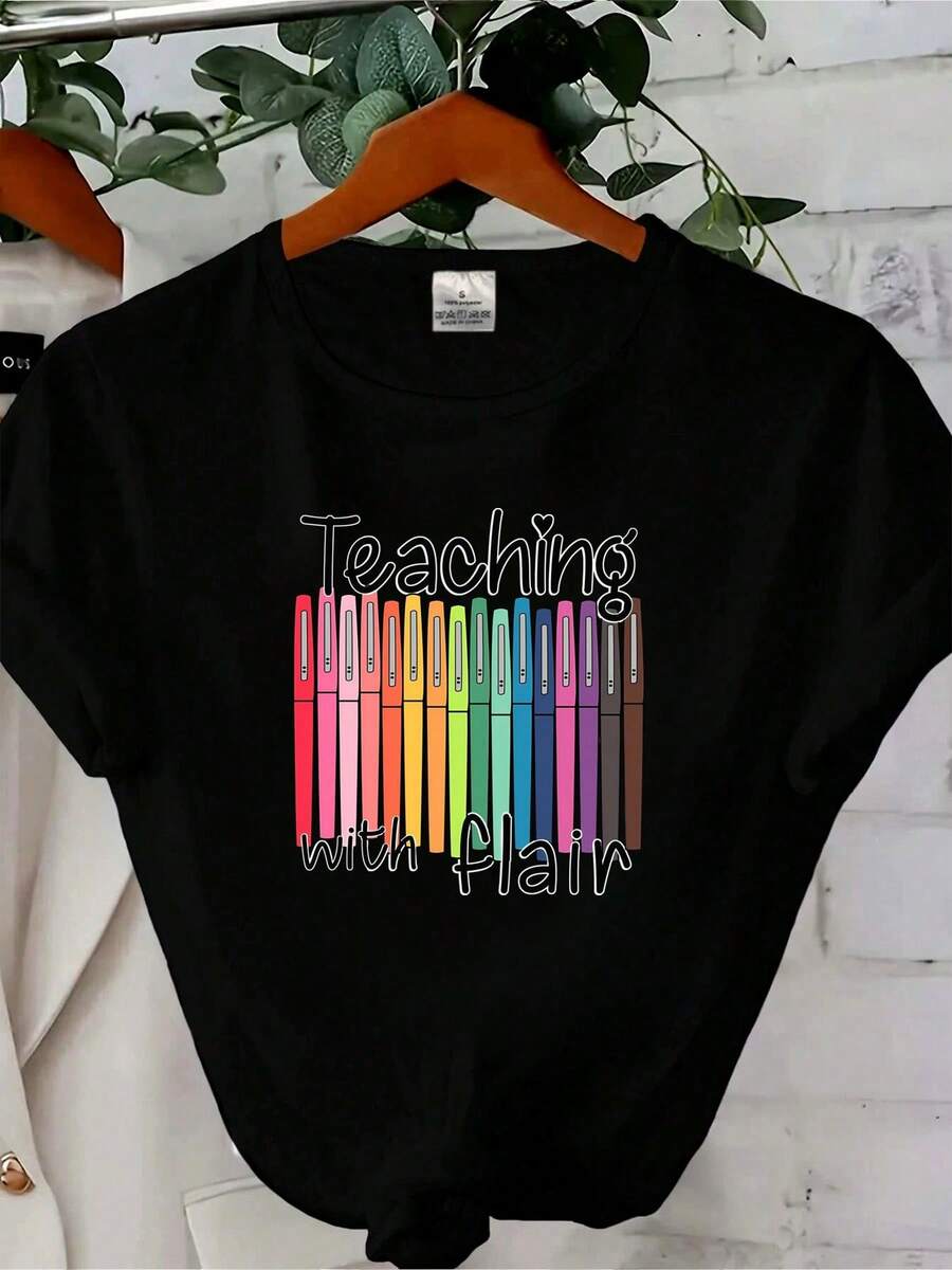 Women T-Shirts - 黑色 - 查看 1