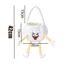 2026 New Four-Limbed Ghost Plush Candy Bag, 3D Limb Design, Fun Shaped Halloween Trick Or Treat Bag - Multicolor - View 9
