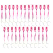 Set Sikat Gigi Mini Sekali Pakai untuk Perjalanan, 30pcs/20pcs/10pcs/5pcs, 5-in-1 Sikat Gigi Mini Pink + Benang Gigi + Tusuk Gigi, Sikat Gigi Portabel untuk Perjalanan, Kerja, dan Penggunaan Sehari-hari, Desain Ringkas - Pink C - View 16