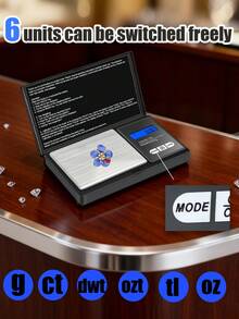 High Precision Sleeveless Pearl Scale With LCD Digital Display And Multiple Unit Conversion Functions, Max Capacity 100g. Suitable For Precise Measurement Of Jewelry, Precious Metals, Powders And Other Small Items. Batteries Not Included. - jewelry scales - View 7