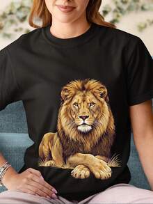 Women T-Shirts - 黑色 - 查看 1
