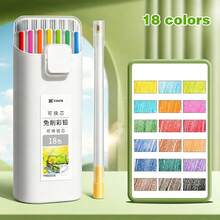 Automatic Colored Pencils | Press To Erase, Replaceable Lead, Oil-Based Lead, Sketching And Painting, Professional Drawing, Mixed Colors - A - View 11