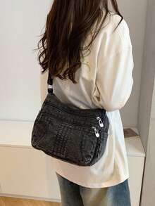 Women's Crossbody Bag Suitable For Daily Outings, Travel, Shopping And Street Shopping - Multicolor - View 7