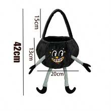2026 New Four-Limbed Ghost Plush Candy Bag, 3D Limb Design, Fun Shaped Halloween Trick Or Treat Bag - Multicolor - View 8