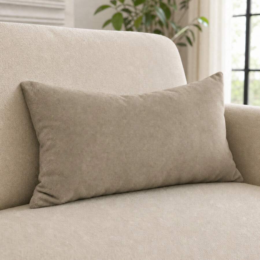 POLIGONO Cushion Cover - Khaki - View 1