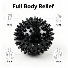 Dopamine Style Massage Yoga Ball, Creative Spiky Design For Body Muscle Relaxation, Multi-Functional Compact Portable Ball For Anytime Anywhere Relaxation - Multicolor - View 6