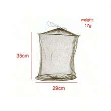 Fish Keepers Plastic Ring Rubber Hanging Bag Side Hanging Fishing Net Nylon Foldable Bundled Simple Lightweight 3-Layer - Multicolor - View 7