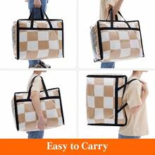 Package Includes 4 Clear Storage Bags To Meet Your Large-Scale Sorting Needs. Flexible Design Can Be Folded Flat When Not In Use, Won't Take Up Extra Storage Space. A Practical Household Organizer And Moving Supply For Every Family. - Multicolor - View 6