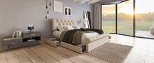 Bed Bases & Foundations - Hitam - View 3
