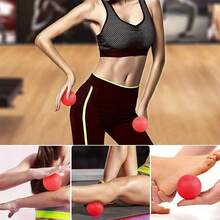 Massage Ball, Suitable For Muscle Soreness, Shoulder, Neck, Back, Feet, Body, Deep Tissue, Trigger Points, Muscle Knots, Yoga And Myofascial Release (Red) - A - View 6