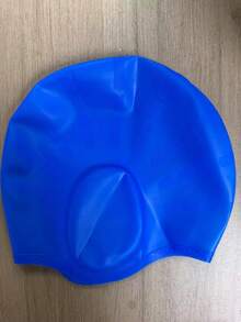 New Ear Protection Swim Cap, Made Of High Elasticity Silicone Material, Covers Both Ears, Reduces Water Entry, Multiple Colors Available, Unisex, Comes With Ear Plugs And Nose Clip - Multicolor - View 14