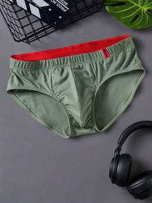 MANSERNO [Men's Briefs] 6-Pack Men's Underwear, Elastic Cotton Multi-Color Fashion Sexy Briefs, Comfortable Skin-Friendly Soft, Moisture-Wicking Breathable Durable, Suitable For Sports And Casual Wear All Seasons - Multicolor - View 8