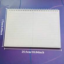 B5 Size Spiral Notebook With Flip Cover - Thick Paper With Divider Pages, Matte Cover, Lined Paper, Perfect For College Exam Preparation, Study Notes And Error Correction, College Notebook | Matte Cover Notebook | Durable Spiral Binding, School Notebook - A - View 6