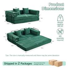 Sofas & Couches - Green - View 3