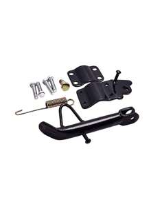 Motorcycle Kickstand Side Stand For ATV Dirt Bike Scooter | Heavy Duty Iron, For Pit Bikes, Off-Road Vehicles, Scooter, E-Bike, Complete Set With Spring & Mounting Screw - Motorcycle Kickstand - View 8