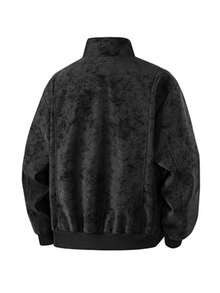 Jaket Fashion Lengan Panjang Pria Musim Gugur/Dingin, Cocok untuk Perjalanan Sehari-hari, Liburan, dan Hadiah - Hitam - View 4