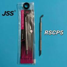 JSS. JSS RSCP1~6 Pendorong Kutikula Dua Ujung Gaya Rusia, Alat Penghapus Kutikula Kuku Stainless Steel untuk Salon Kuku dan Penggunaan di Rumah - Perak - View 8
