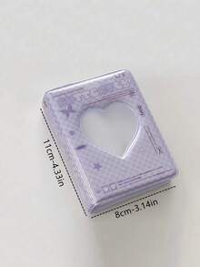 Cute PVC Photo Holder, Idol Fan Meeting Card, Photo Album Storage Card, Book Card Protective Sleeve, Credit Card/ID Card Storage Box, Suitable For Women, Girls, Mothers, College Roommates, Family And Friends, Photo Hanging Decoration - Multicolor - View 3