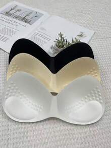 3 buah Bantalan Bra Push-Up Wanita dari Spons Lembut dan Bernapas, Cup Sisipan yang Dapat Dilepas untuk Bra Olahraga, Cocok untuk Berbagai Kesempatan - MultiWarna - View 5