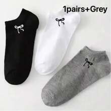 1/30 Pairs Neutral Sports Socks, Black/White/Grey Minimalist Fashion Solid Color Socks, Suitable For Daily Casual Wear, Optional 1 Pair/5 Pairs/6 Pairs/10 Pairs/15 Pairs/20 Pairs/30 Pairs - Multicolor - View 8
