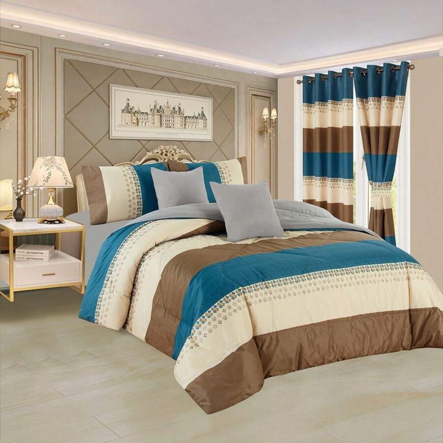 Comforter Sets - Mocha Brown - View 1