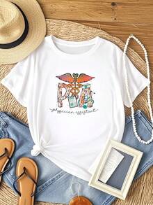 Women T-Shirts - 白色 - 查看 1