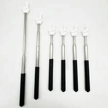 1/2pcs Macaron Telescopic Finger Pointer, Sponge Grip Extendable Teaching Stick, Book Page Knowledge Point Indicator Rod, Stainless Steel Telescopic Pole With Adjustable Length, Soft Rubber Gesture Tip For Books And Paper, Suitable For School Classroom Text Reading, Christmas Holiday Picture Book Guidance, Halloween Theme Storytelling, Short Video Promotion - Multi-color - View 4