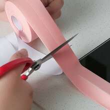 2 Rolls 3.2m Sealing Tape, 3.8cm Width, Includes Plastic Scraper, Durable Self-Adhesive Waterproof Strip, Suitable For Bathroom And Kitchen, Masking Tape, Instant Application, Peel And Stick - Multicolor - View 10