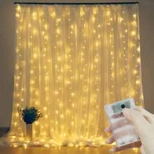 Battery Powered LED Curtain Lights, 8 Lighting Modes, Simulated Starry Sky Twinkle, Suitable For Home Bedroom Stage Decoration, Holiday Light Decoration Garland, Proposal Wedding Birthday Party Fairy Lights - Battery-powered Curtain Lights - View 14