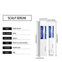2pcs AMZ Scalp Serum, Gentle Volumizing Moisturizing Smoothing Hair, Refreshing Texture Easy To Apply Convenient Rollerball Serum - Default - View 3