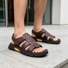 Men Sandals - Brown - View 12
