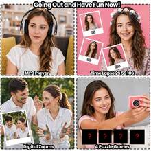 YAIUZGOO 1080P HD Photo & Video Camera, 2.0 Inch Screen, Puzzle Game, SD Card Support, Outdoor Photography Camera, Valentine's Day & Birthday Gift - View 5