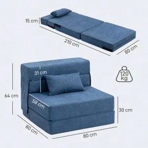Sofas & Couches - Blue - View 1