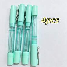 4支多功能噴霧凝膠筆，2合1噴霧筆，馬卡龍色噴霧筆，可補充酒精噴霧凝膠筆，適用於日常書寫、辦公記錄、戶外消毒、學生課堂、便攜收納使用 - 噴水 - 查看 10