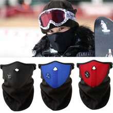 1pc Winter Bicycle Motorcycle CS Riding Face Mask, Windproof Cold-Proof Mask, Outdoor Skiing Face Mask Warm Mask, Black/Blue/Red Three Colors Available - Multicolor - View 3