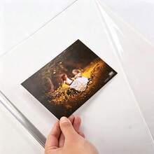 1pc Self-Adhesive Photo Album 3x5 4x6 5x7 8x10 Scrapbook 40 Blank Pages Linen Cover DIY Photo Album With Metal Pen - Linen Photo Album With Window - View 5