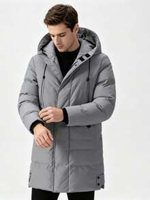 Men Down Coats - Grey - View 4