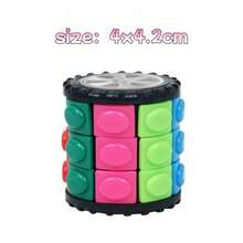 Rotary Corn Cube Slide Puzzle Fidget Toy, Color Matching Rolling Cylinder Stress Relief Brain Teaser Toy For Adults, Anti-Anxiety Focus Educational Desktop Toy, Ideal Back To School Halloween Christmas Party Gift & Gift Bag Filler - Multicolor - View 9