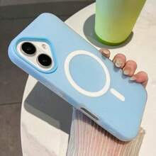 Luxury 2-In-1 Matte Candy Color Case Compatible With IPhone 18 Pro Max 17 16 Plus 15 14 13 12 11 Shockproof Bumper Cover - Dark Blue - View 4