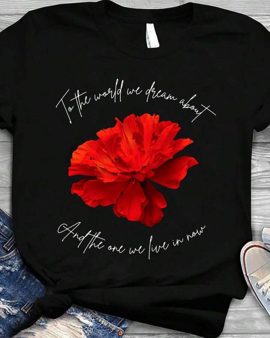 Hadestown Flower Logo Unisex Shirt Merch Hoodie - Black - View 1