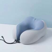 Portable Neck Pillow, Suitable For Travel And Home Use - Ergonomic Memory Foam Neck Support Cushion, Compact And Lightweight Design, Easy To Store, Comfortable Rest And Posture Support, Suitable For Office - Travel U-shaped Pillow - View 2