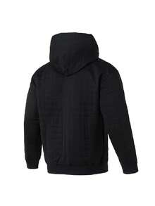 Under Armour Men's Sports Sweatshirt Unstoppable Flc Txtr Hdy-BLK Pullover Sweatshirt Loose Fit Urban Casual 6003867-001 - Black - View 7
