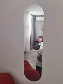 4pcs Shatterproof Full-Length Acrylic Mirror - Made Of Shatterproof Acrylic Material, Frameless Self-Adhesive Design. Acrylic Mirror Panel Set. Perfect For Bedroom, Home Gym And Dressing Room. Easy Installation, Space-Saving Design. Can Be Used As "Peel And Stick" Wall Decor, Alternative To Wallpaper. Convenient To Use, Durable. - Acrylic Mirror Sticker - View 4